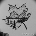 фото Эскизы тату лес от 29.09.2017 №053 - Sketches of a forest tattoo - tatufoto.com