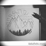 фото Эскизы тату лес от 29.09.2017 №059 - Sketches of a forest tattoo - tatufoto.com