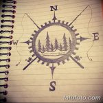 фото Эскизы тату лес от 29.09.2017 №089 - Sketches of a forest tattoo - tatufoto.com