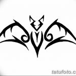 фото Эскизы тату летучая мышь от 27.09.2017 №003 - Sketches a bat tattoo - tatufoto.com
