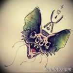 фото Эскизы тату летучая мышь от 27.09.2017 №029 - Sketches a bat tattoo - tatufoto.com