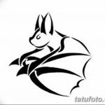 фото Эскизы тату летучая мышь от 27.09.2017 №056 - Sketches a bat tattoo - tatufoto.com