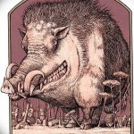 фото Эскизы тату свинья (кабан) от 26.09.2017 №026 - Sketches of a pig - tatufoto.com