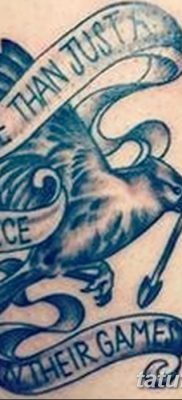 фото тату Сойка пересмешница от 25.09.2017 №030 — Tattoo Hunger Games — tatufoto.com