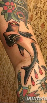фото тату акула-молот от 25.09.2017 №002 — tattoo hammerhead shark — tatufoto.com