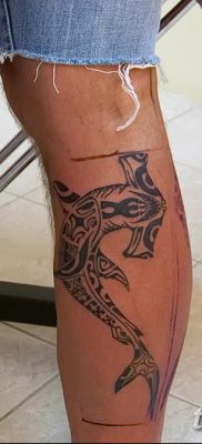 фото тату акула-молот от 25.09.2017 №011 — tattoo hammerhead shark — tatufoto.com