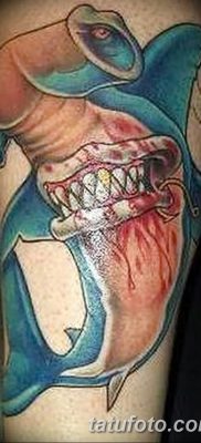 фото тату акула-молот от 25.09.2017 №030 — tattoo hammerhead shark — tatufoto.com