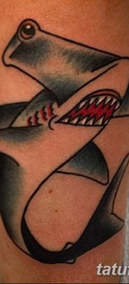 фото тату акула-молот от 25.09.2017 №031 — tattoo hammerhead shark — tatufoto.com