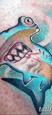 фото тату акула-молот от 25.09.2017 №039 — tattoo hammerhead shark — tatufoto.com