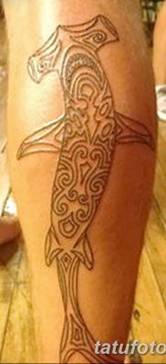 фото тату акула-молот от 25.09.2017 №040 — tattoo hammerhead shark — tatufoto.com