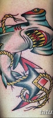 фото тату акула-молот от 25.09.2017 №055 — tattoo hammerhead shark — tatufoto.com