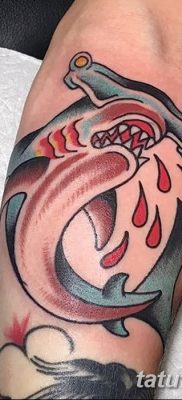фото тату акула-молот от 25.09.2017 №061 — tattoo hammerhead shark — tatufoto.com