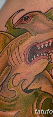 фото тату акула-молот от 25.09.2017 №063 — tattoo hammerhead shark — tatufoto.com