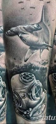 фото тату акула-молот от 25.09.2017 №073 — tattoo hammerhead shark — tatufoto.com