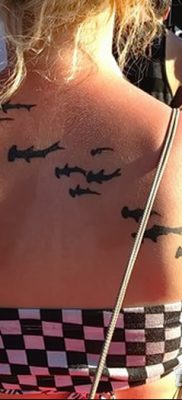 фото тату акула-молот от 25.09.2017 №074 — tattoo hammerhead shark — tatufoto.com