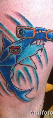 фото тату акула-молот от 25.09.2017 №078 — tattoo hammerhead shark — tatufoto.com