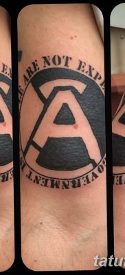 фото тату анархия от 05.09.2017 №073 — tattoo anarchy — tatufoto.com