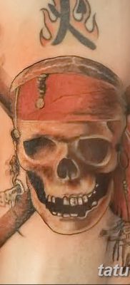 фото тату веселый Роджер от 22.09.2017 №002 — tattoo Jolly Roger — tatufoto.com