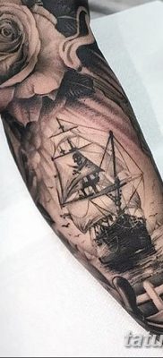 фото тату веселый Роджер от 22.09.2017 №005 — tattoo Jolly Roger — tatufoto.com