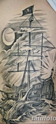 фото тату веселый Роджер от 22.09.2017 №011 — tattoo Jolly Roger — tatufoto.com
