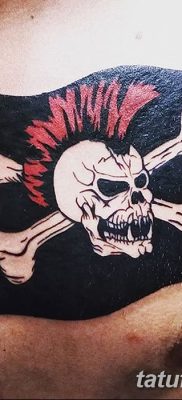 фото тату веселый Роджер от 22.09.2017 №019 — tattoo Jolly Roger — tatufoto.com