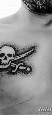 фото тату веселый Роджер от 22.09.2017 №024 — tattoo Jolly Roger — tatufoto.com
