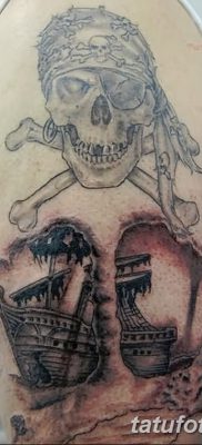фото тату веселый Роджер от 22.09.2017 №038 — tattoo Jolly Roger — tatufoto.com