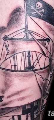 фото тату веселый Роджер от 22.09.2017 №039 — tattoo Jolly Roger — tatufoto.com