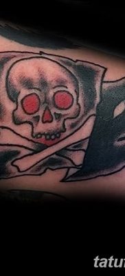 фото тату веселый Роджер от 22.09.2017 №045 — tattoo Jolly Roger — tatufoto.com