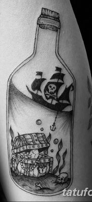 фото тату веселый Роджер от 22.09.2017 №050 — tattoo Jolly Roger — tatufoto.com