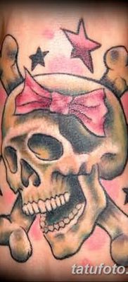 фото тату веселый Роджер от 22.09.2017 №056 — tattoo Jolly Roger — tatufoto.com