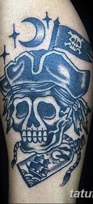 фото тату веселый Роджер от 22.09.2017 №063 — tattoo Jolly Roger — tatufoto.com