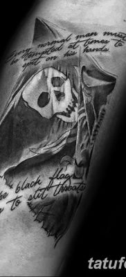 фото тату веселый Роджер от 22.09.2017 №070 — tattoo Jolly Roger — tatufoto.com