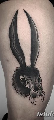 фото тату заяц от 02.09.2017 №022 — tatoos hare — tatufoto.com