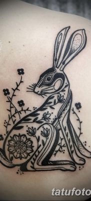фото тату заяц от 02.09.2017 №035 — tatoos hare — tatufoto.com