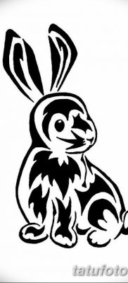 фото тату заяц от 02.09.2017 №045 — tatoos hare — tatufoto.com