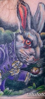 фото тату заяц от 02.09.2017 №047 — tatoos hare — tatufoto.com