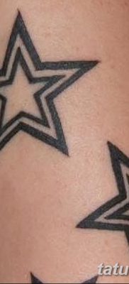 фото тату звезды на плечах от 19.09.2017 №006 — tattoo of a star on the shoul — tatufoto.com