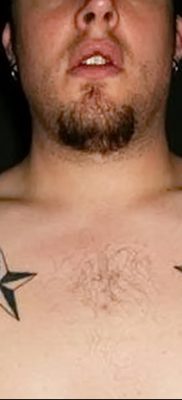 фото тату звезды на плечах от 19.09.2017 №011 — tattoo of a star on the shoul — tatufoto.com