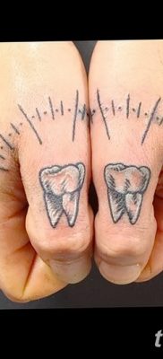 фото тату зуб от 13.09.2017 №001 — tattoo tooth — tatufoto.com