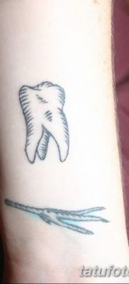 фото тату зуб от 13.09.2017 №007 — tattoo tooth — tatufoto.com
