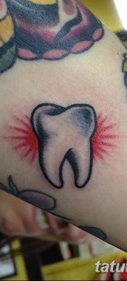 фото тату зуб от 13.09.2017 №031 — tattoo tooth — tatufoto.com