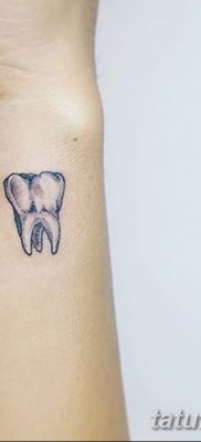 фото тату зуб от 13.09.2017 №044 — tattoo tooth — tatufoto.com