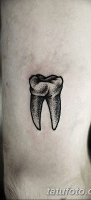 фото тату зуб от 13.09.2017 №093 — tattoo tooth — tatufoto.com