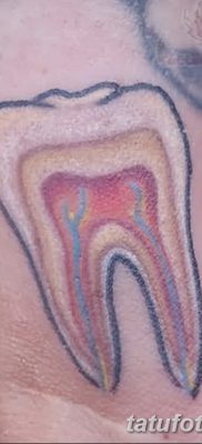 фото тату зуб от 13.09.2017 №099 — tattoo tooth — tatufoto.com