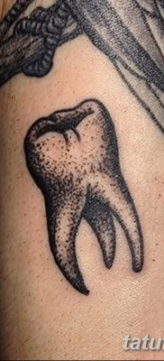 фото тату зуб от 13.09.2017 №101 — tattoo tooth — tatufoto.com