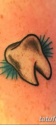 фото тату зуб от 13.09.2017 №132 — tattoo tooth — tatufoto.com