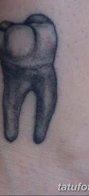 фото тату зуб от 13.09.2017 №135 — tattoo tooth — tatufoto.com