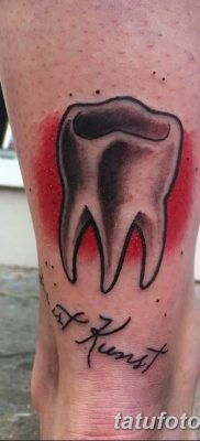 фото тату зуб от 13.09.2017 №136 — tattoo tooth — tatufoto.com