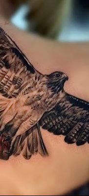 фото тату коршун птица от 12.09.2017 №019 — tattoo kite bird — tatufoto.com